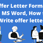 Offer Letter Format in MS Word