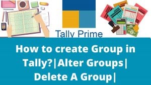 create Group in Tally