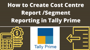 Create Cost Centre Report