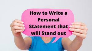 Write a Personal Statement