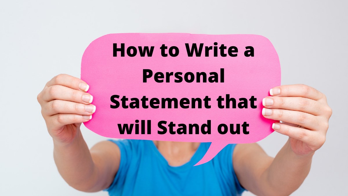Write a Personal Statement