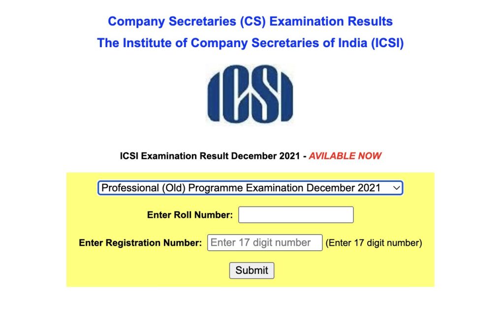 CS Professional Result Dec 2021