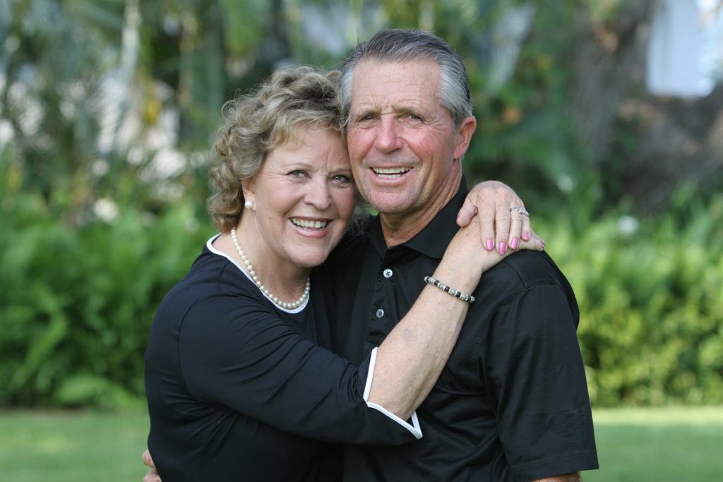 Gary Player with his wife