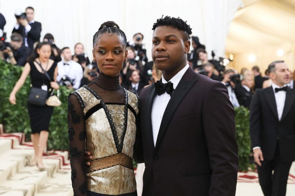 Letitia Wright with her Bf