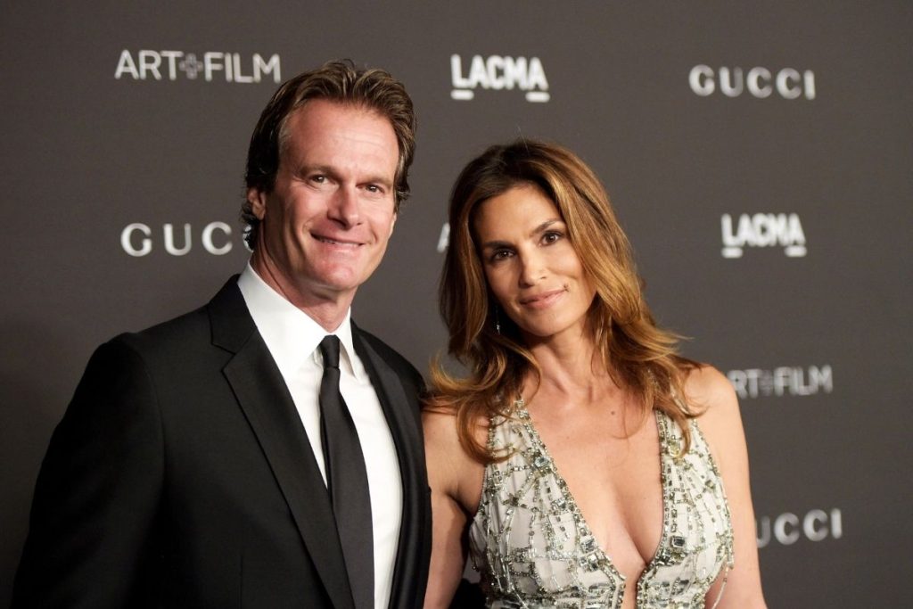 Rande Gerber with his wife