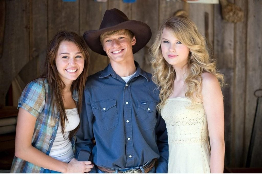 Lucas Till with Taylor Swift