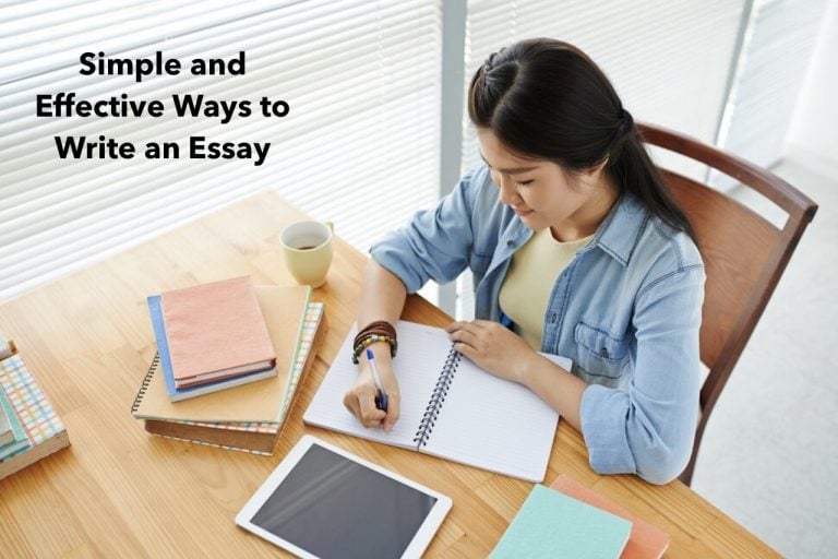 simple ways to write an essay