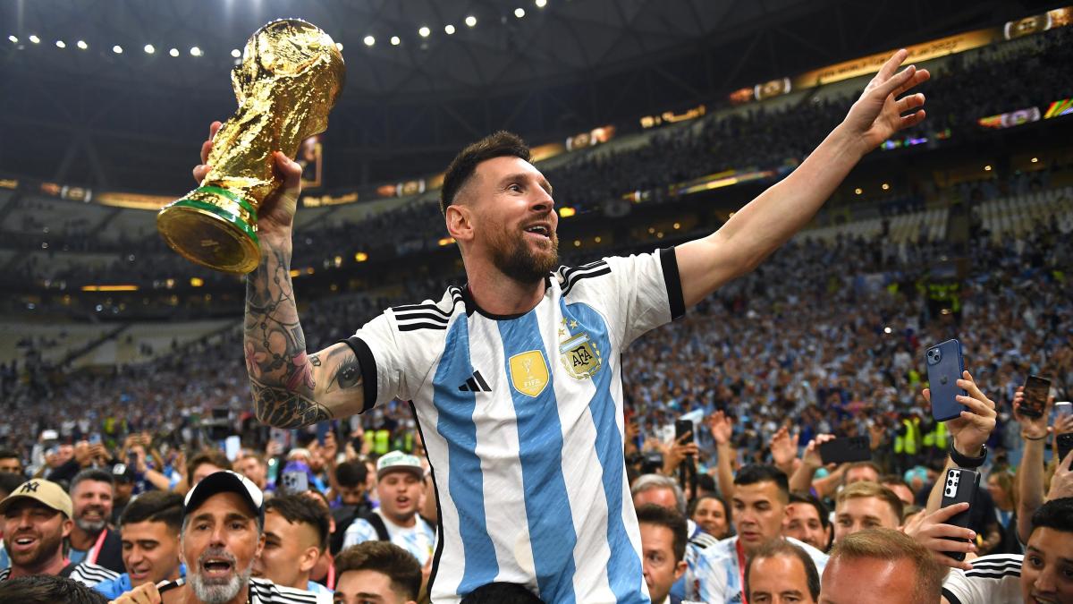 Lionel Messi FIFA Weltmeister 2022